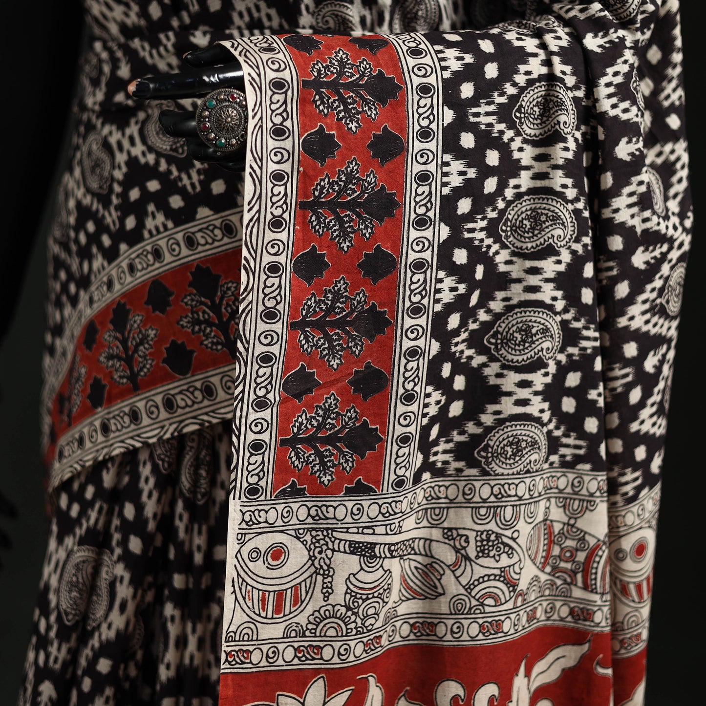 Kalamkari Printed Cotton Saree 27