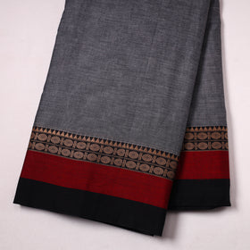  Grey Mercerised Cotton Dharwad Fabric