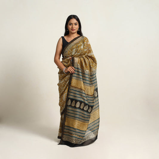 Bagru Print Saree