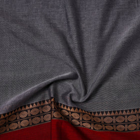  Grey Mercerised Cotton Dharwad Fabric