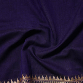 Blue Thread Border Dharwad Cotton Fabric