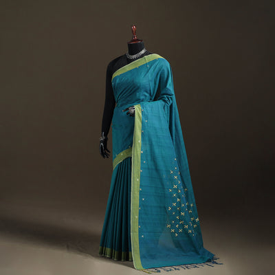 Godavari Jamdani 5 Square Buti Pure Handloom Cotton Saree 29