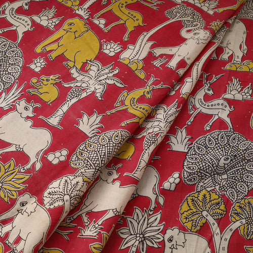 Printed Cotton Kalamkari Fabric 13