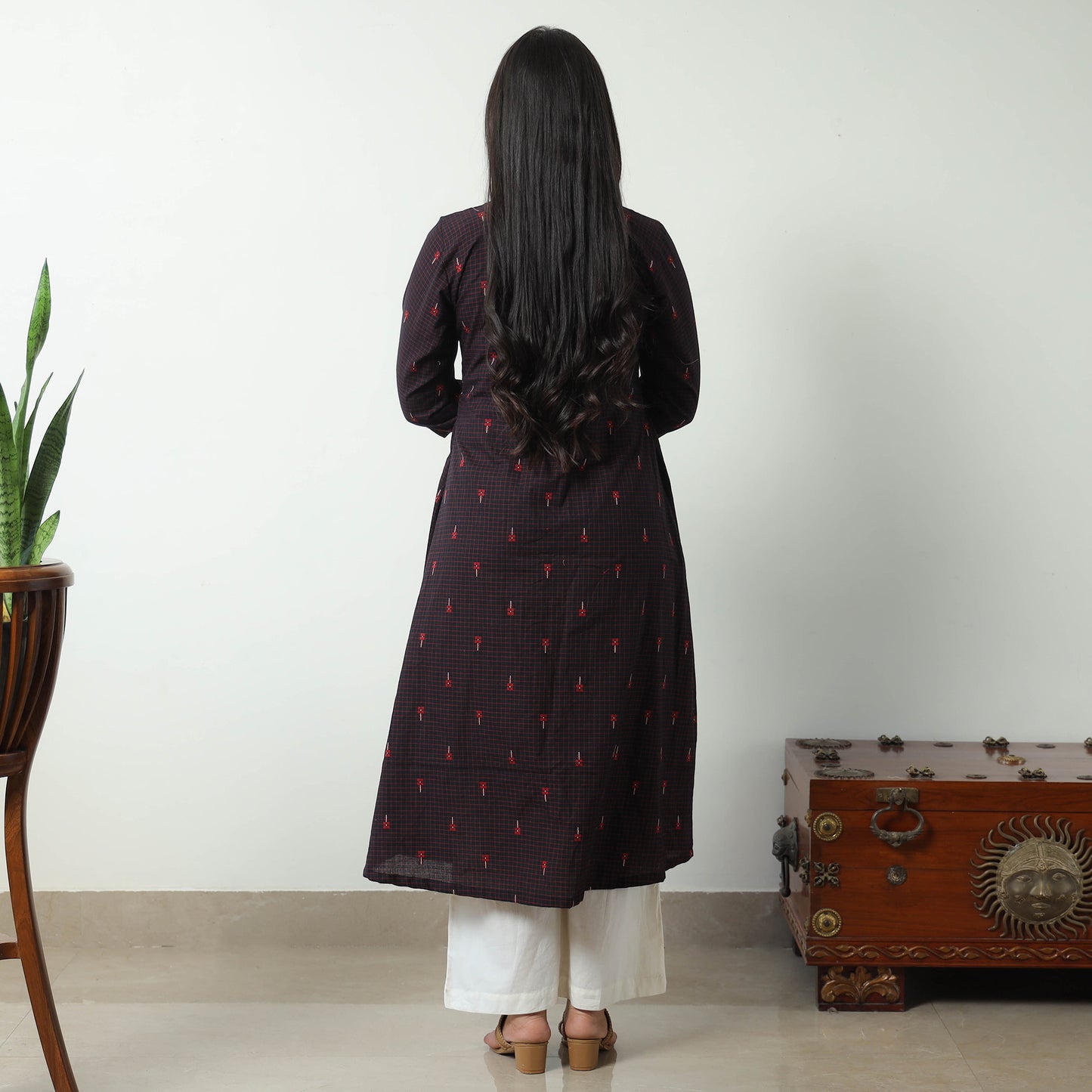 jacquard kurta