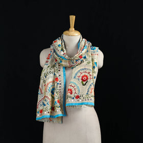 Ranihati Chanderi Silk Hand Embroidered Stole 78