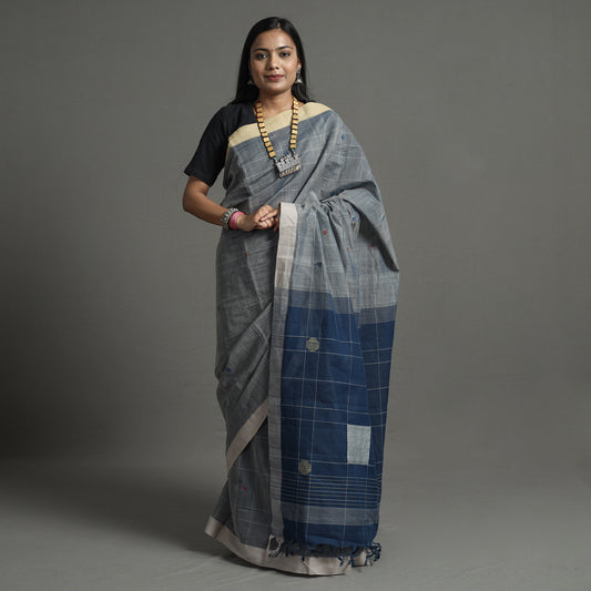 Srikakulam Jamdani Handspun Handloom Cotton Saree 28