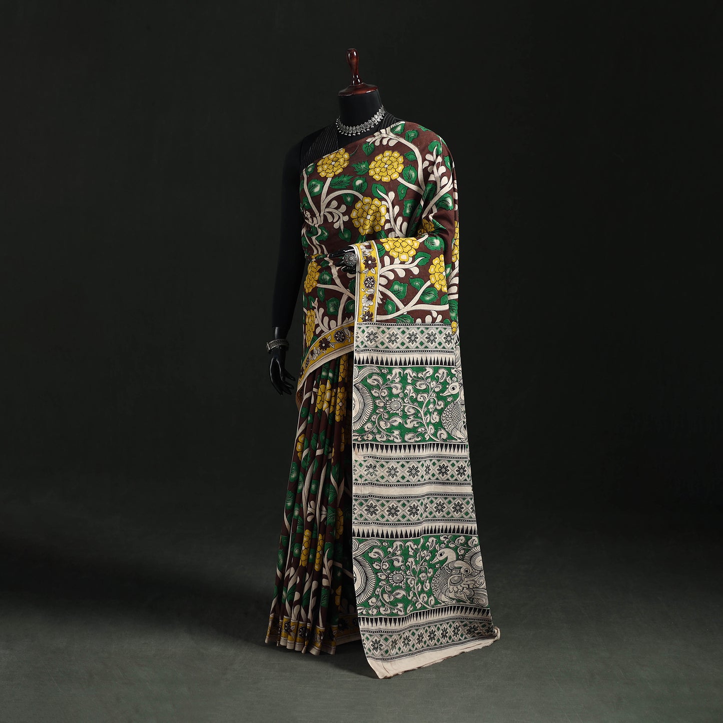 Kalamkari Printed Cotton Saree 28