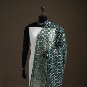 Pipad Hand Block Print Natural Dyed Kota Doria Cotton Dupatta 09