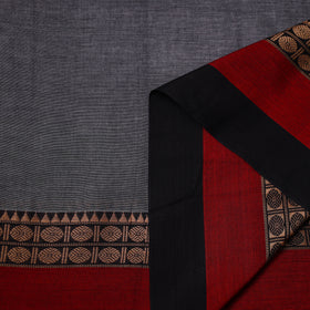  Grey Mercerised Cotton Dharwad Fabric