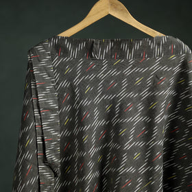 Grey - Pochampally Ikat Cotton Wrap Around Skirt 36