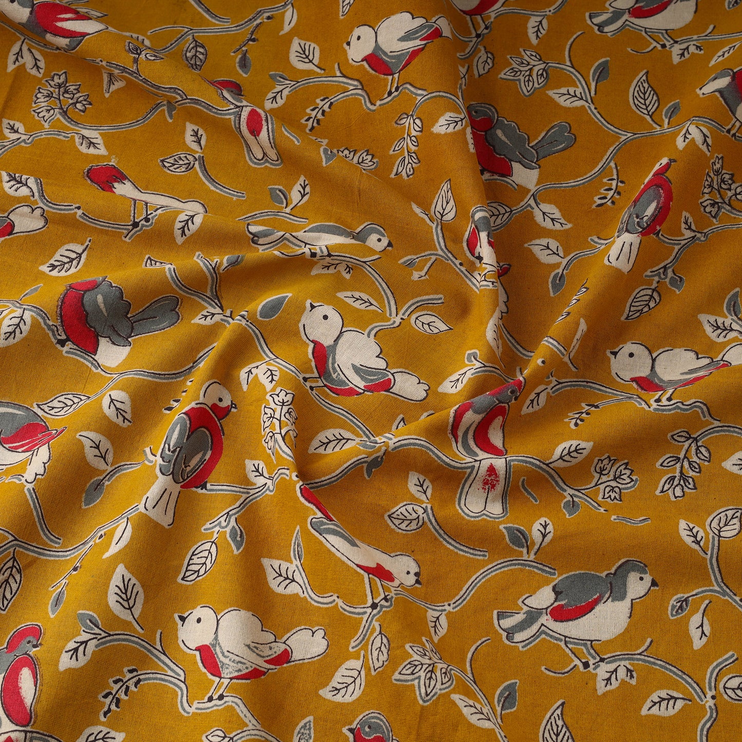 Printed Cotton Kalamkari Fabric 12