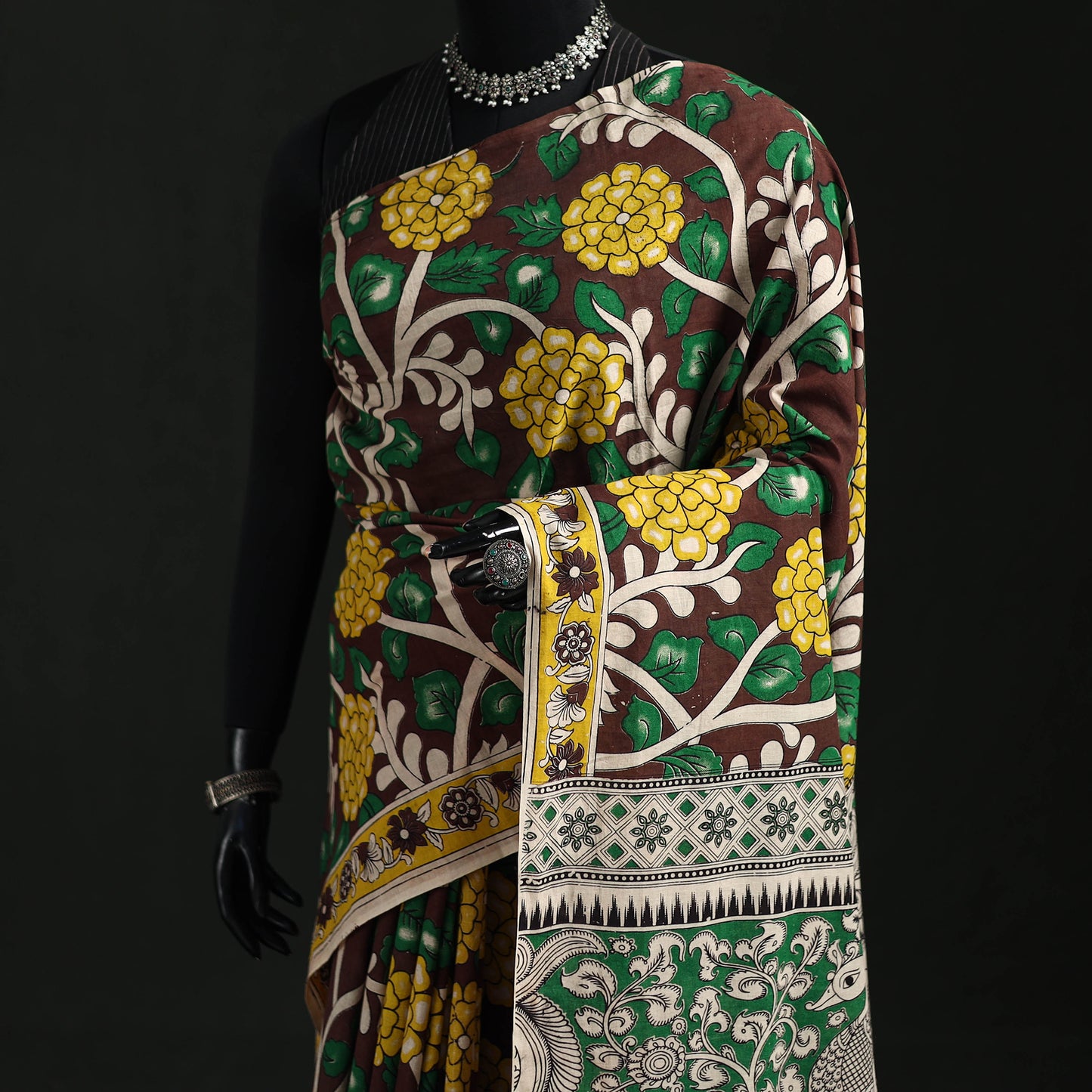 Kalamkari Printed Cotton Saree 28