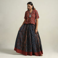 Ajrakh Patchwork Skirt 