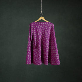 Pochampally Ikat Cotton Wrap Around Skirt 37