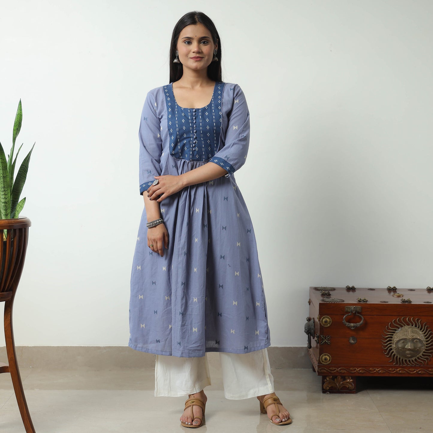 jacquard kurta