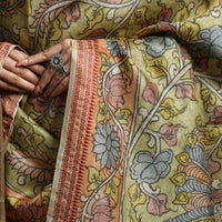 kalamkari silk dupatta