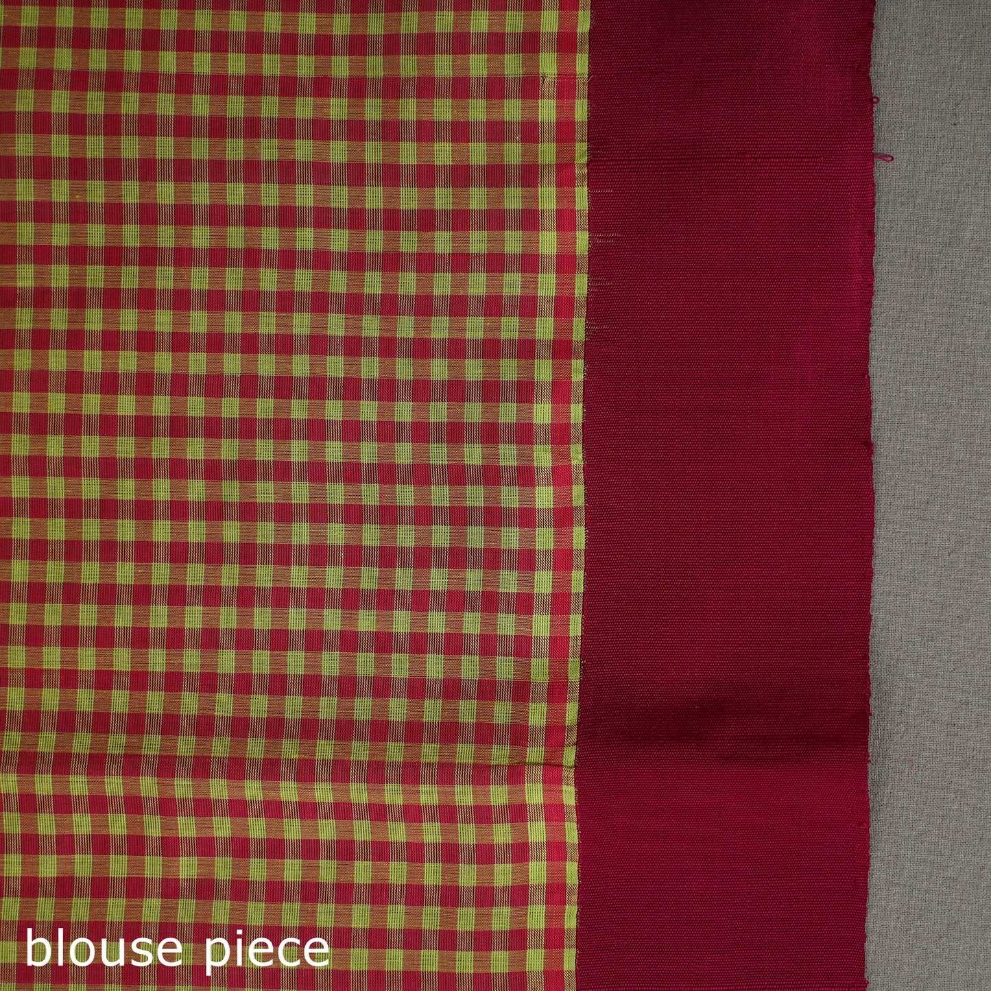 Yellow - Kuppadam Silk Border Cotton Handloom Saree 81