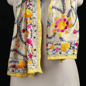 Ranihati Chanderi Silk Hand Embroidered Stole 84