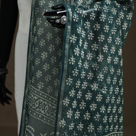 Pipad Hand Block Print Natural Dyed Kota Doria Cotton Dupatta 11