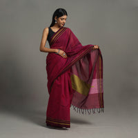 Plain Cotton Handloom Saree 27