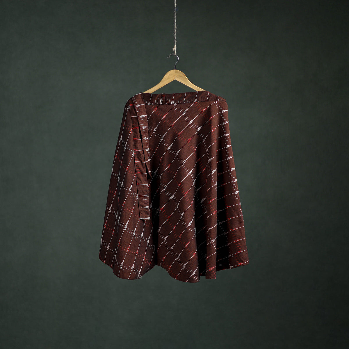 Pochampally Ikat Cotton Wrap Around Skirt 39