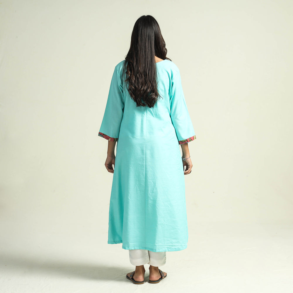 plain patchwork kurta