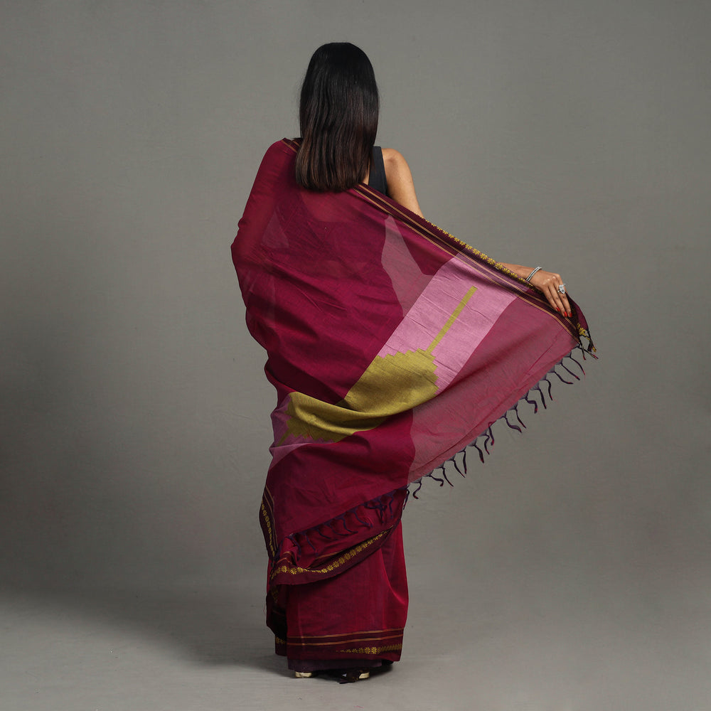 Plain Cotton Handloom Saree 27