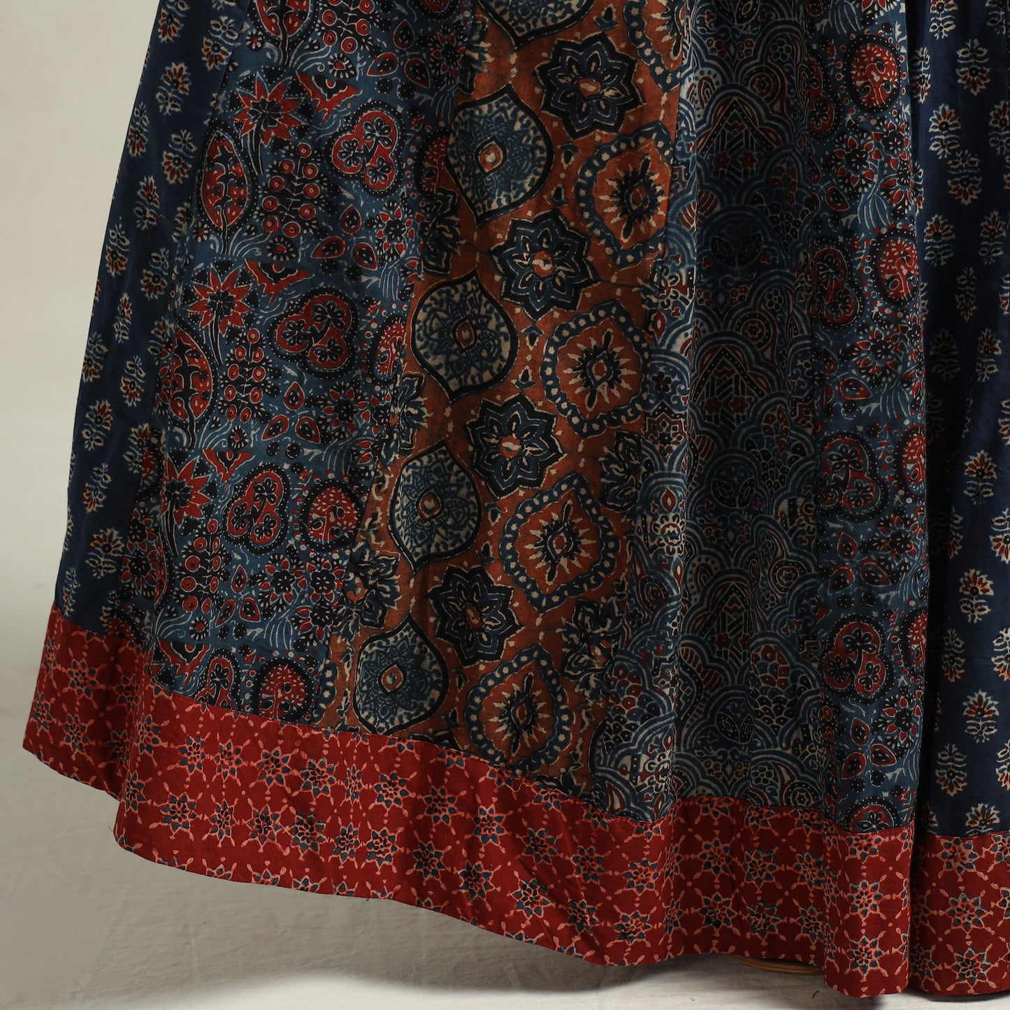 Ajrakh Patchwork Skirt 