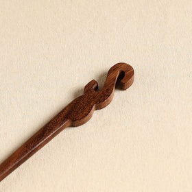 Hand Carved Sheesham Wood Juda Stick 08