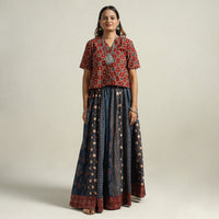 Ajrakh Patchwork Skirt 