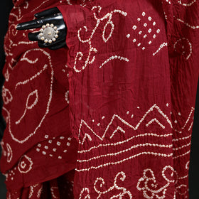 Kutch Bandhani Tie-Dye Cotton Saree 79
