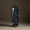 Black - hand batik print handloom chanderi silk dupatta 10