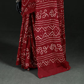 Kutch Bandhani Tie-Dye Cotton Saree 79