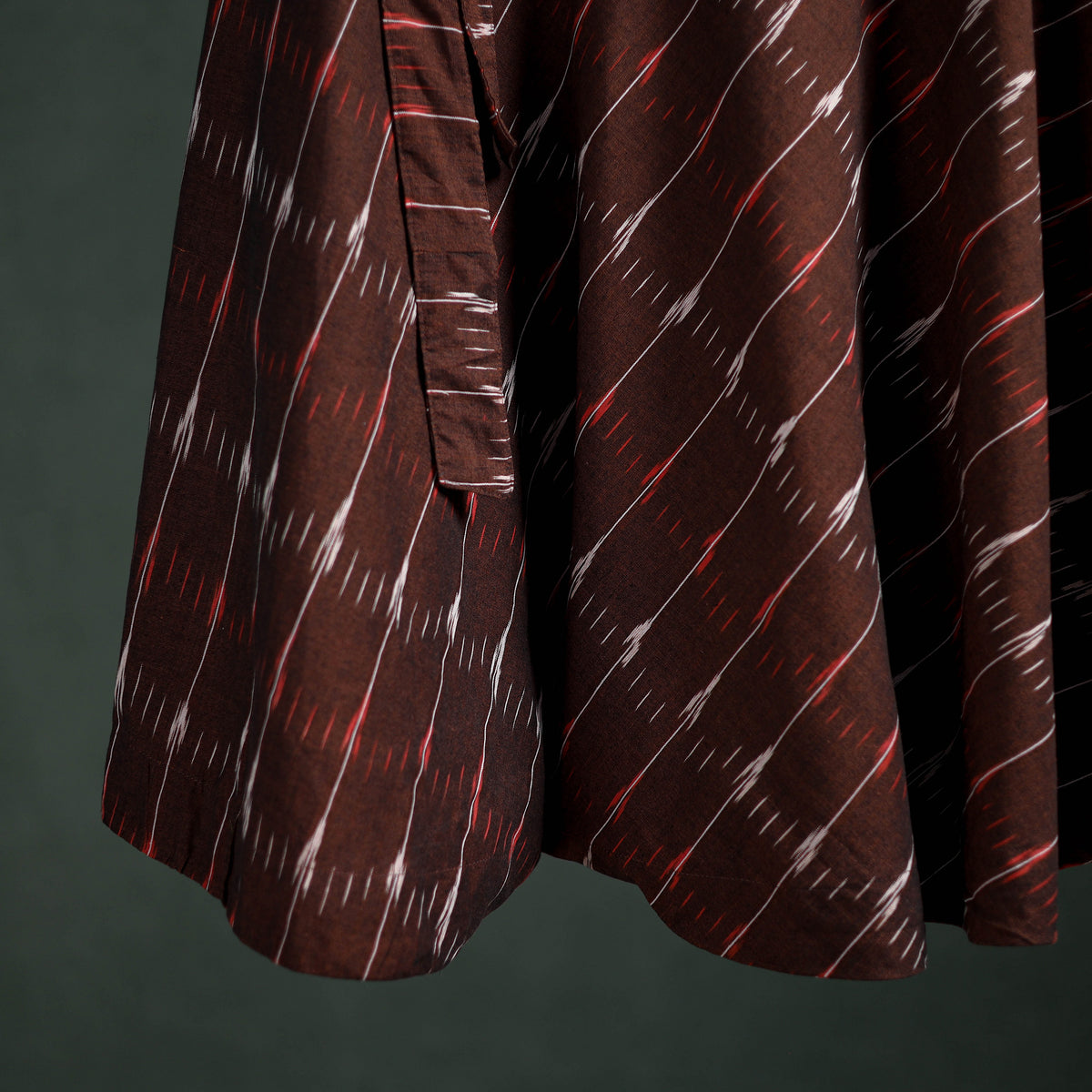 Pochampally Ikat Cotton Wrap Around Skirt 39