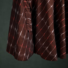 Pochampally Ikat Cotton Wrap Around Skirt 39