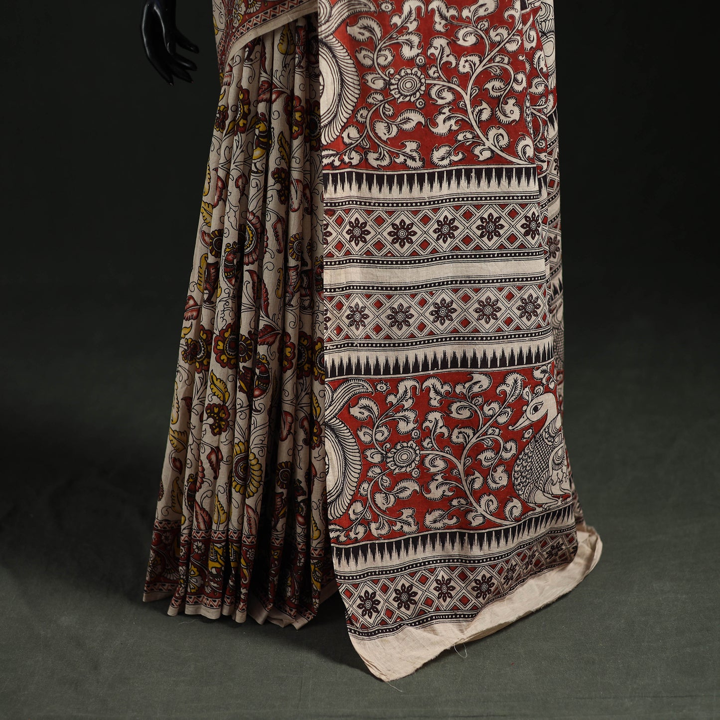 Kalamkari Printed Cotton Saree 29