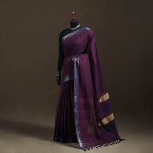 Narayanpet Checks Pure Handloom Cotton Saree 31