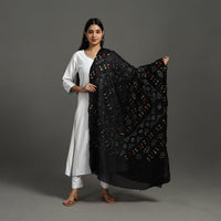 Black - Kutch Tie & Dye Cotton Bandhani Dupatta 11