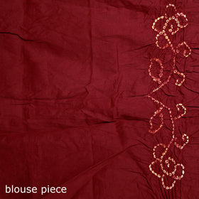 Kutch Bandhani Tie-Dye Cotton Saree 79