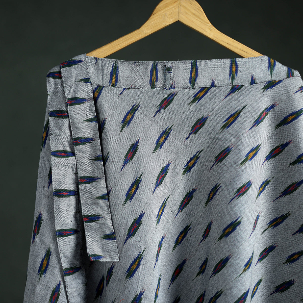 Pochampally Ikat Cotton Wrap Around Skirt 38