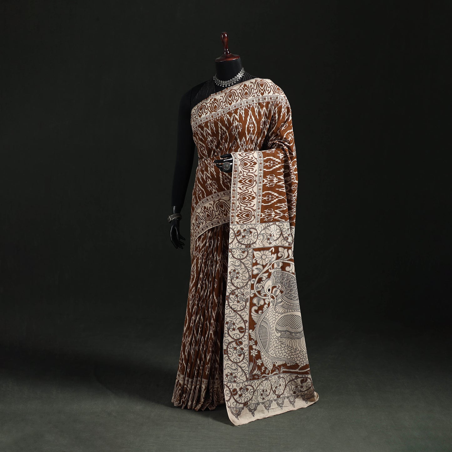 Kalamkari Printed Cotton Saree 30
