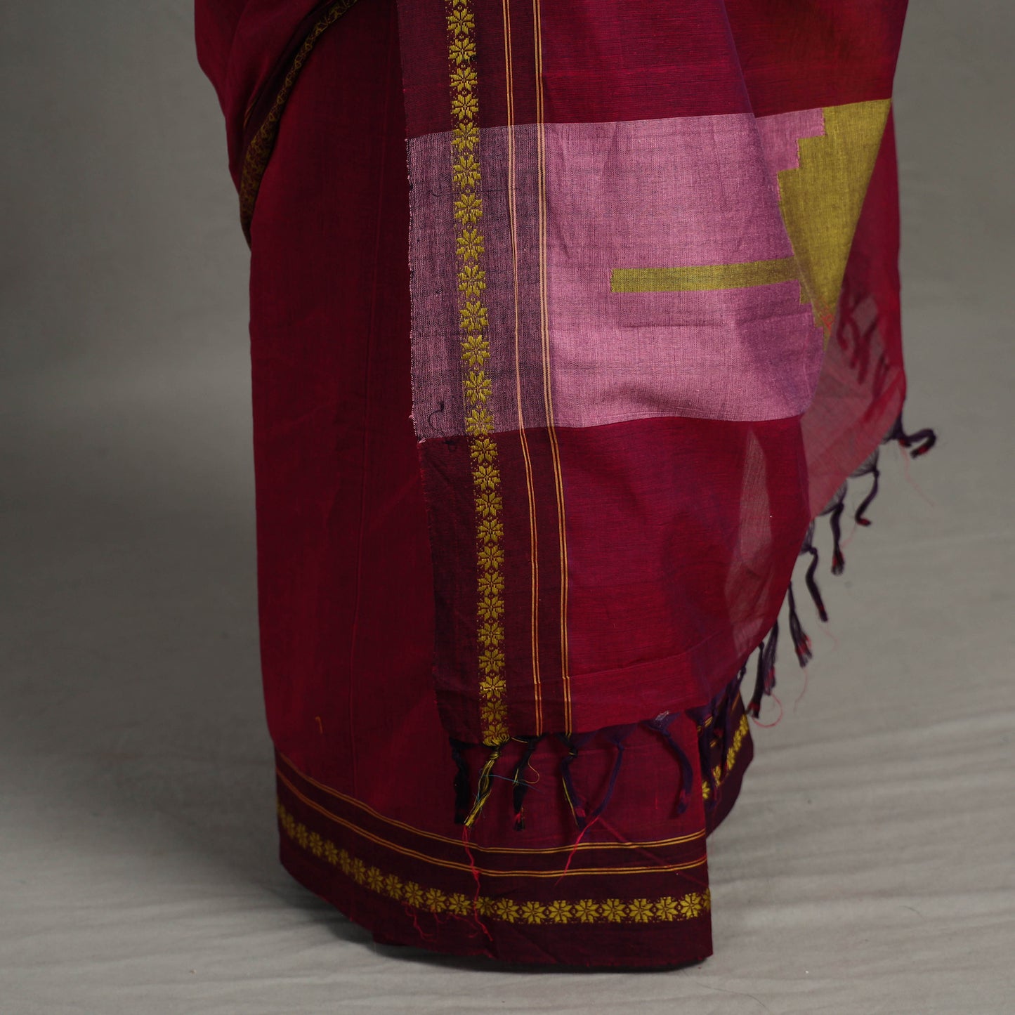 Plain Cotton Handloom Saree 27