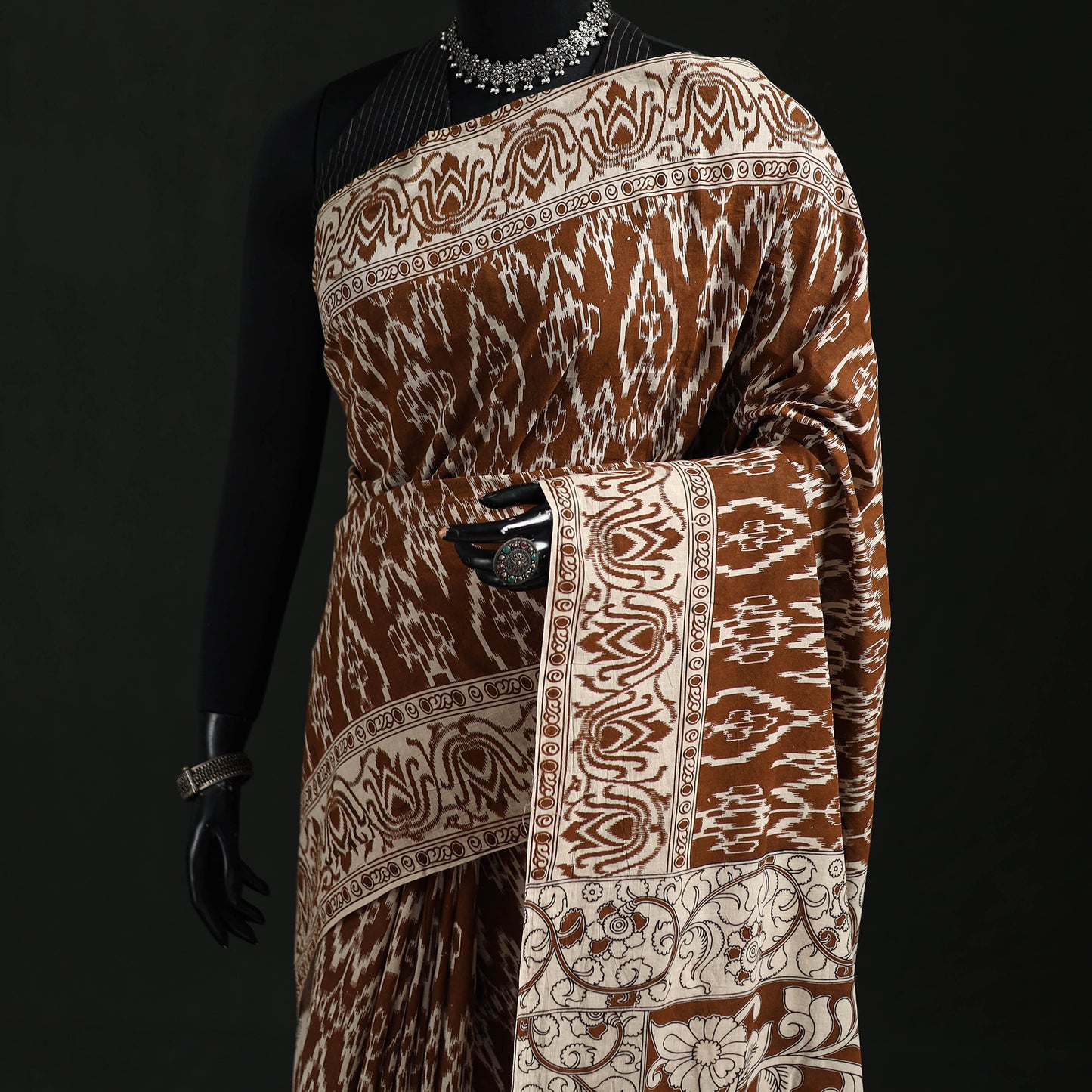 Kalamkari Printed Cotton Saree 30