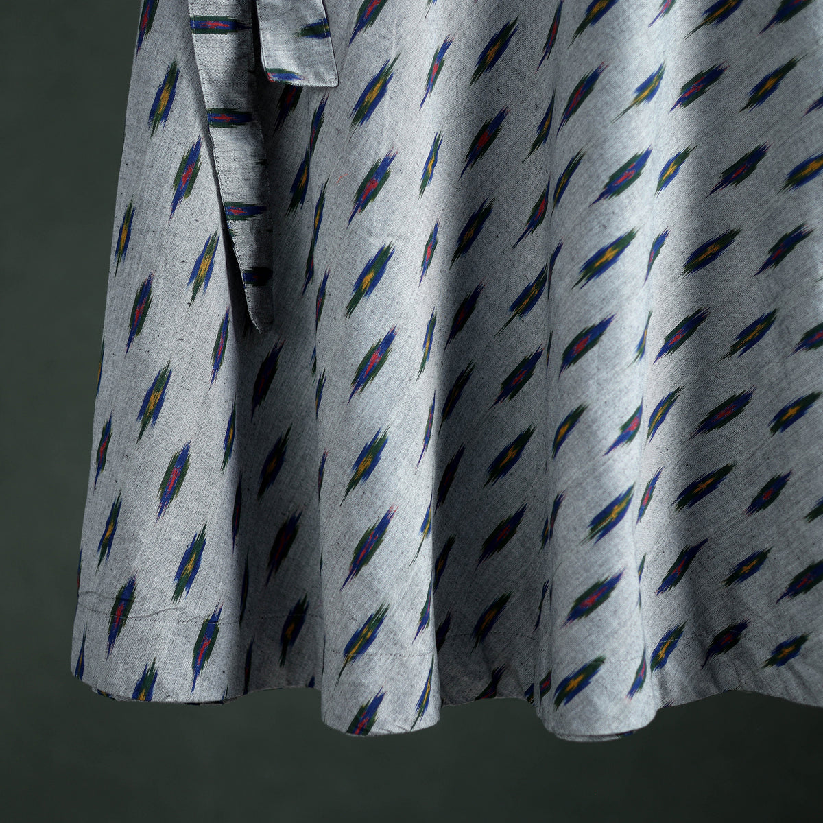 Pochampally Ikat Cotton Wrap Around Skirt 38