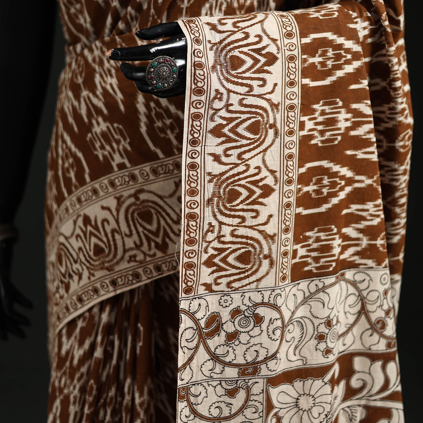Kalamkari Printed Cotton Saree 30