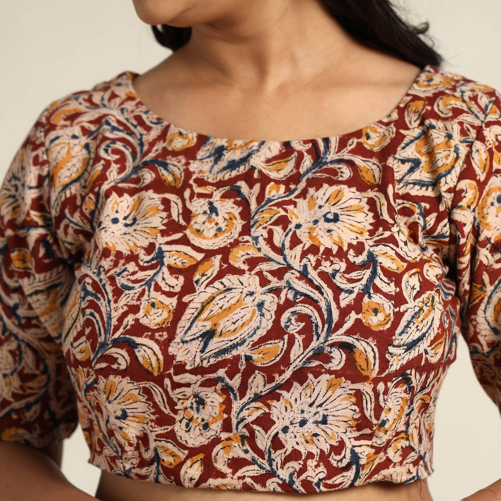 Kalamkari Stitched Blouse