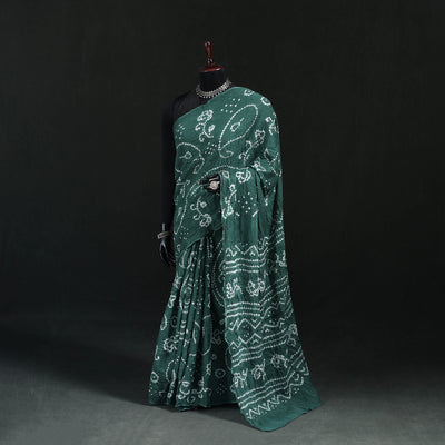 Kutch Bandhani Tie-Dye Cotton Saree 81