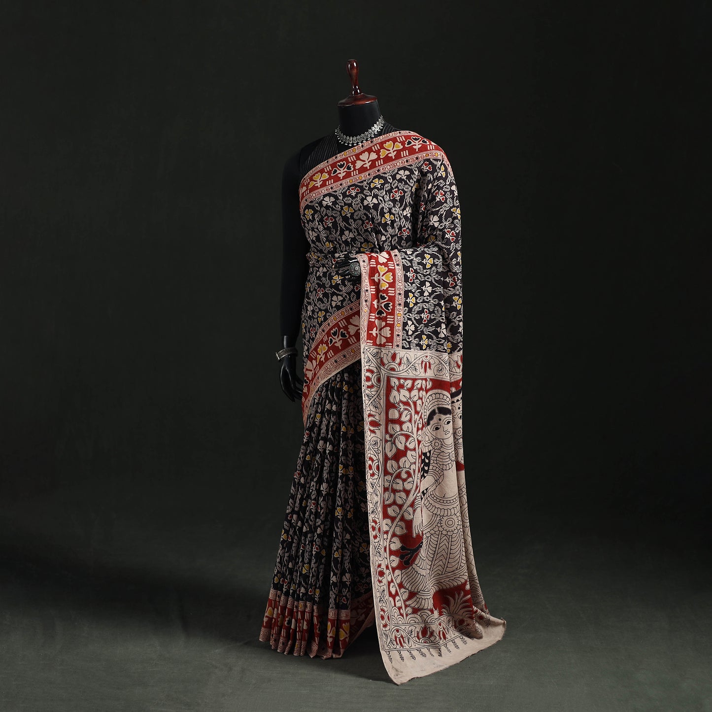 Kalamkari Printed Cotton Saree 31