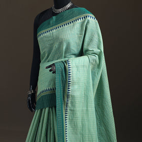 Narayanpet Checks Pure Handloom Cotton Saree 32
