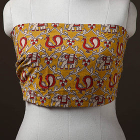 Kalamkari Print Cotton Unstitched Blouse Piece 07